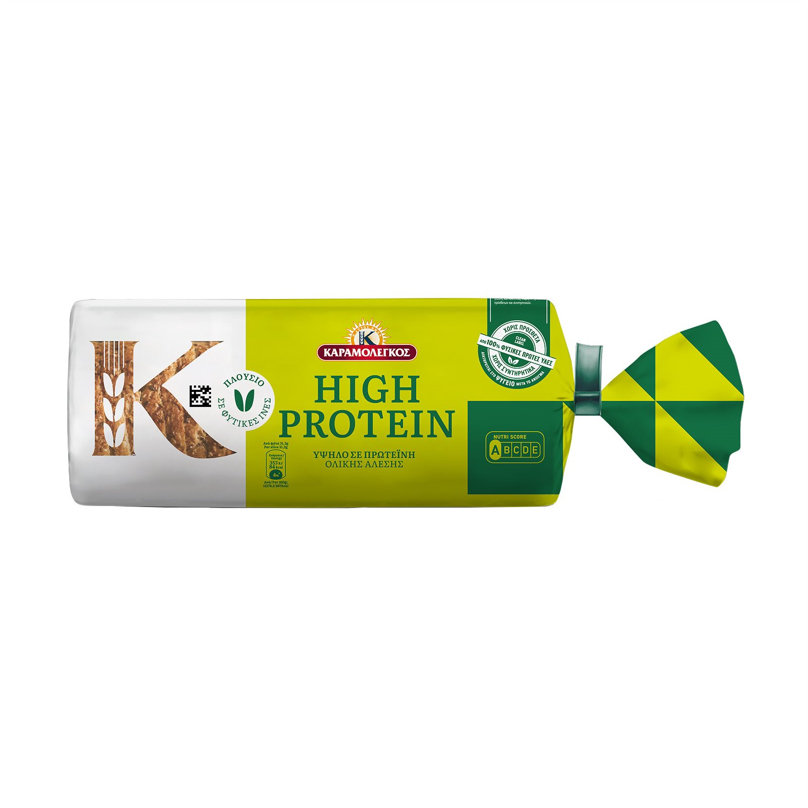 Καραμολέγκος High Protein Ψωμί Σε Φέτες 500γρ.