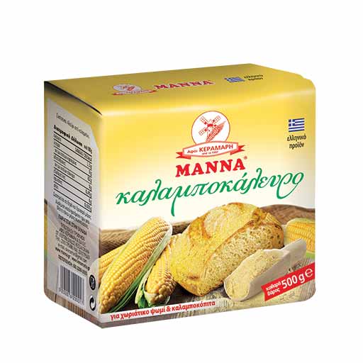 Μάννα Αφοί Κεραμάρη Καλαμποκάλευρο 500γρ.