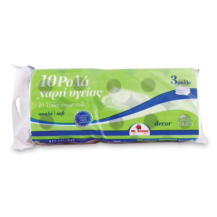 MrGrand Χαρτί Υγείας 3Φύλλων 900γρ. 10τεμ.
