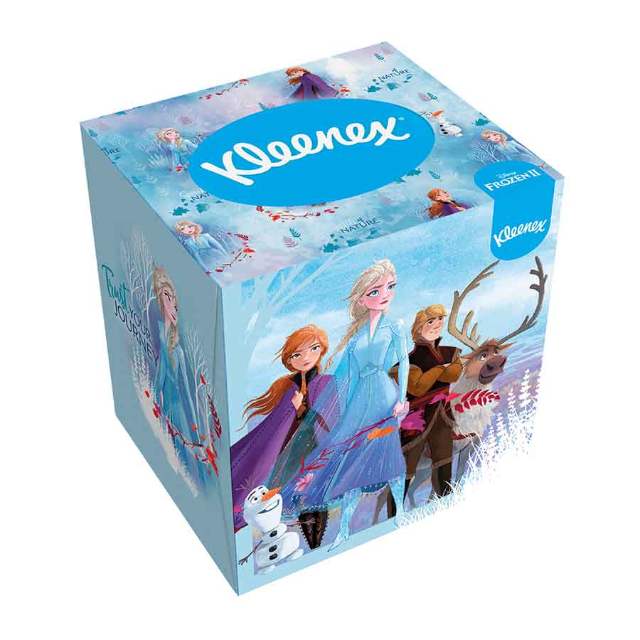 Kleenex Χαρτομάντηλα Disney 3Φύλλων 80γρ. (Διάφορα Σχέδια)