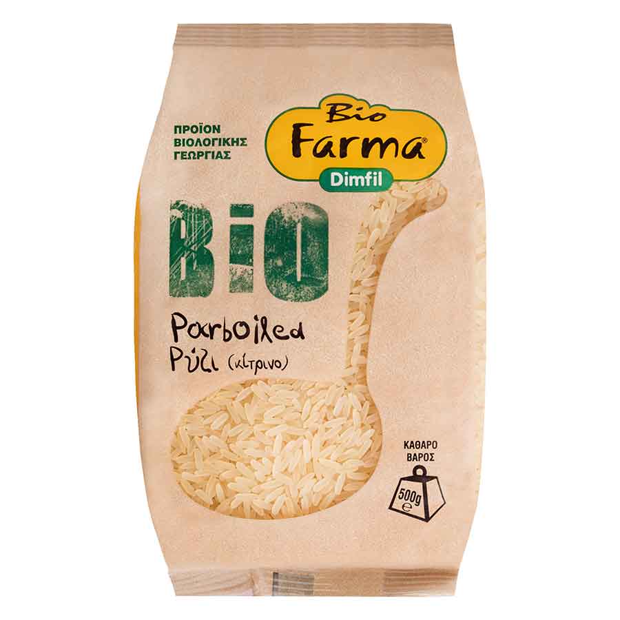Bio Farma Ρύζι Parboiled Βιολογικό 500γρ.