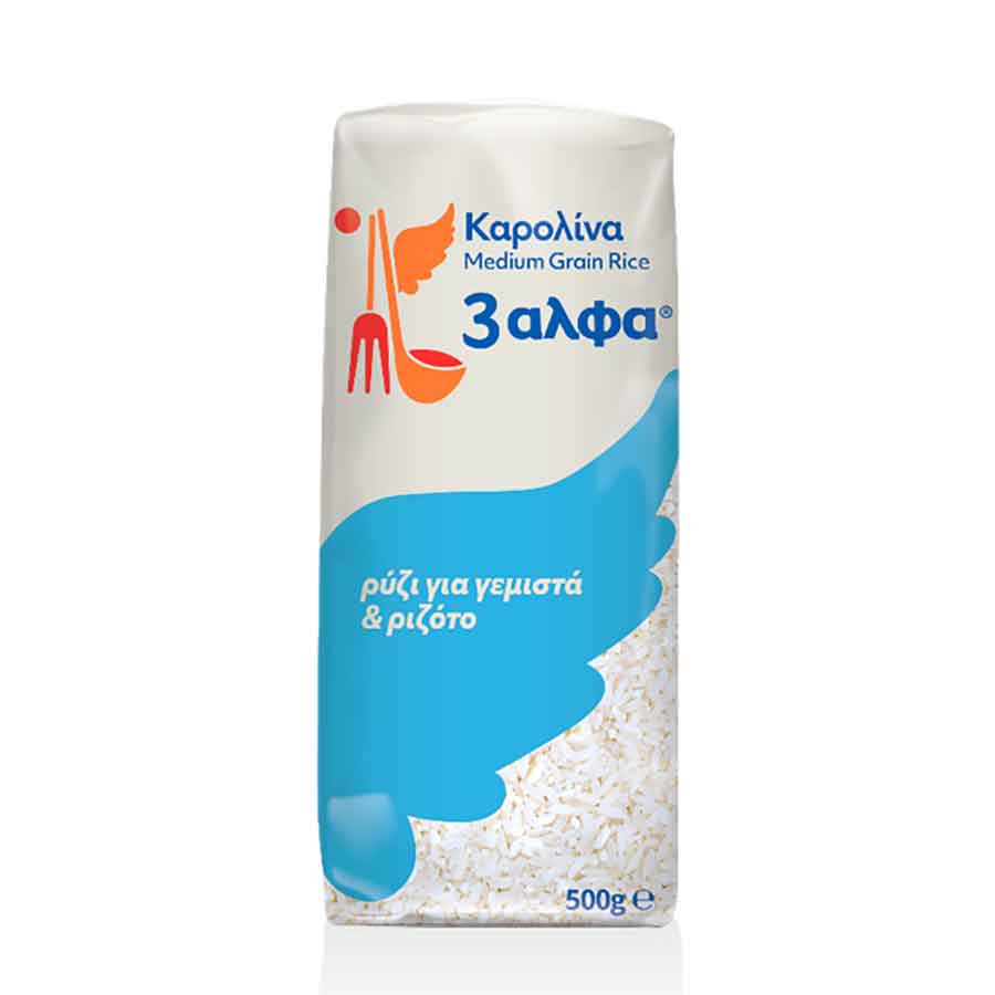 3άλφα Ρύζι Καρολίνα 500γρ.