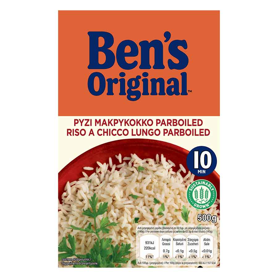 Ben's Original Ρύζι Μακρύκοκκο 10Λεπτών 500γρ.