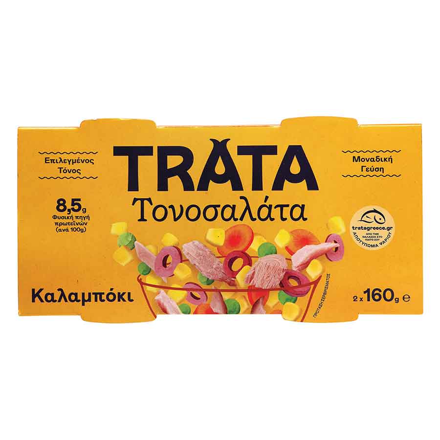 Trata Τονοσαλάτα Καλαμπόκι 2x160γρ.