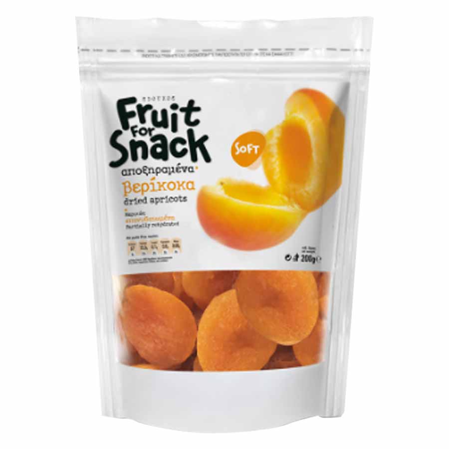 Sdoukos Fruit For Snack Βερίκοκα Μερικώς Επανυδατωμένα 200γρ. 