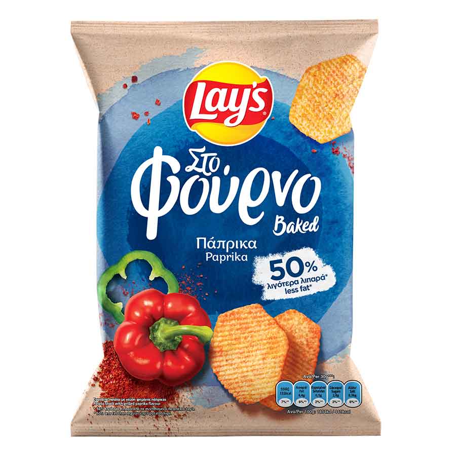 Lays Τσιπς Στο Φούρνο Πάπρικα 105γρ.