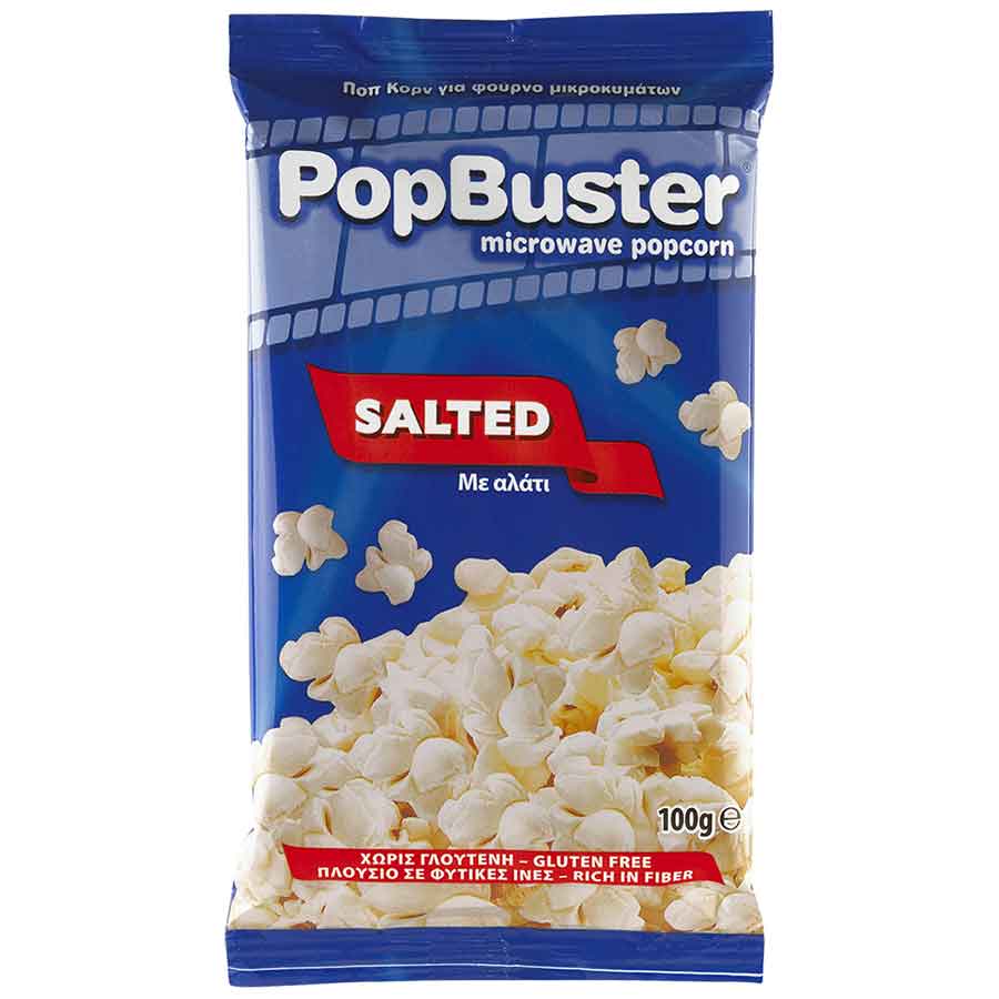 Popbuster Ποπ Κορν Αλάτι 100γρ.