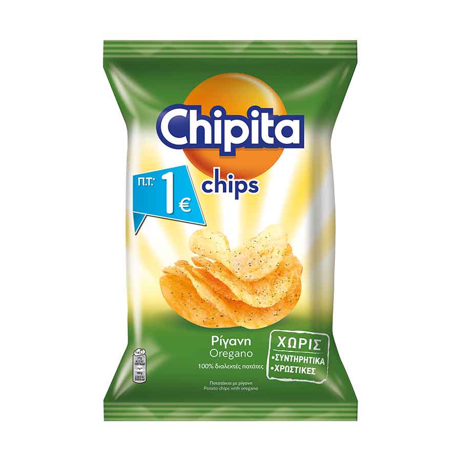 Chipita Τσιπς Ρίγανη 80γρ.
