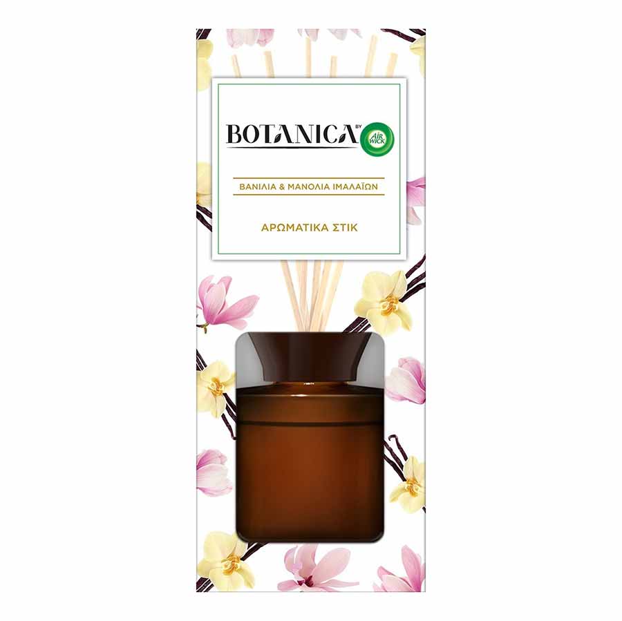 Airwick Botanica Αρωματικό Χώρου Στικ Βανίλια & Μανόλια Ιμαλαΐων 80ml.