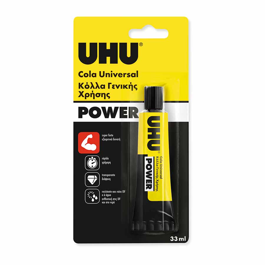 Uhu Κόλλα Power Multi Purpose Blister 33ml.