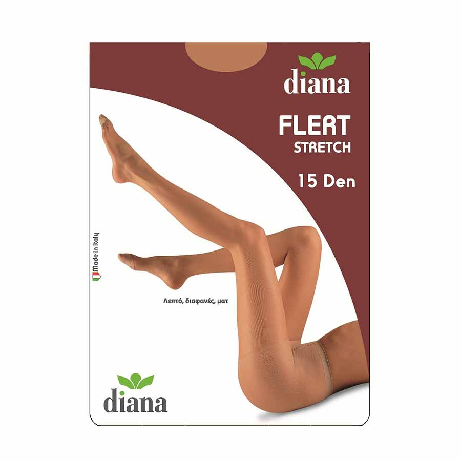 Diana Καλσόν Flert Stretch Large Caramel 15Den
