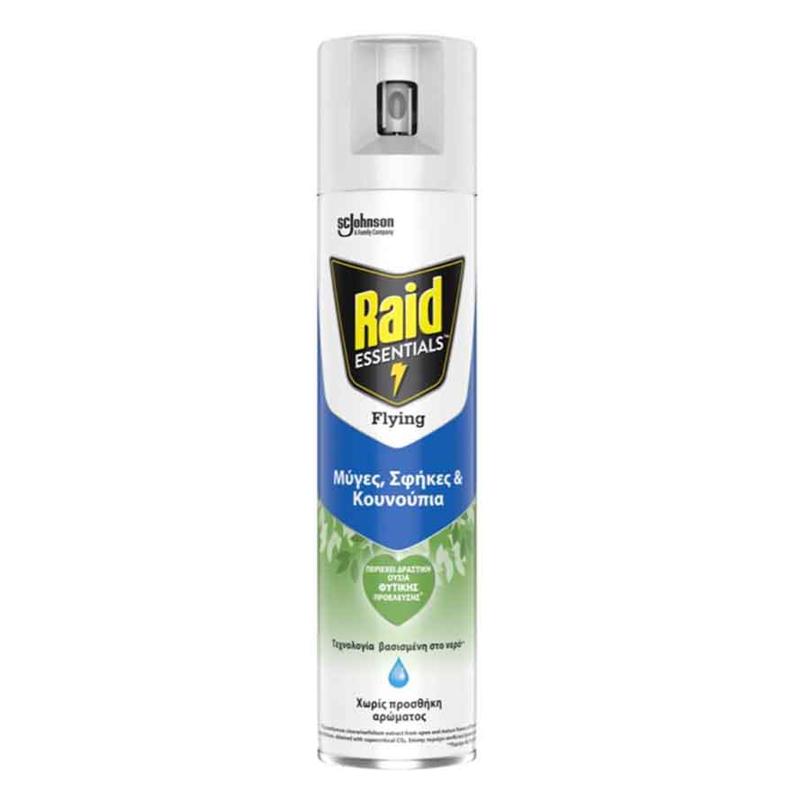 Raid Essentials Flying Εντομοκτόνο 400ml.
