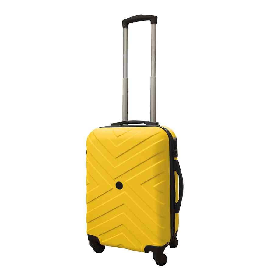 Artisti Italiani Toronto Βαλίτσα Ταξιδίου Abs Κίτρινη 56Υx35x21cm.