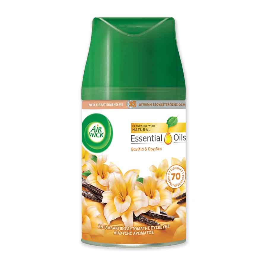 Airwick Freshmatic Αρωματικό Χώρου Ανταλλακτικό Βανίλια & Ορχιδέα 250ml. 