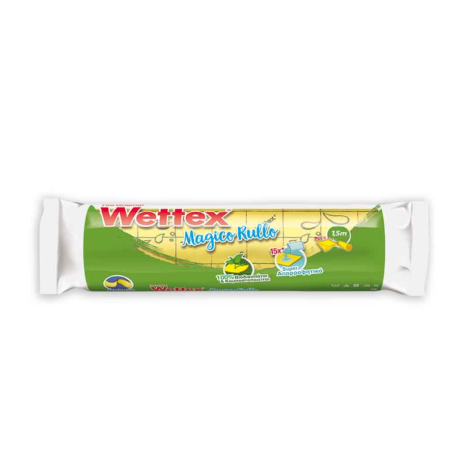 Wettex Σπογγοπετσέτα Μαγικό Ρολό 1,5m.x25cm.