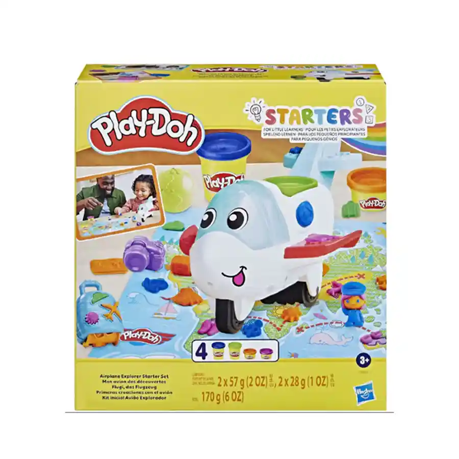 Hasbro Play Doh Αεροπλανάκι Airplane Explorer Starter Playset 