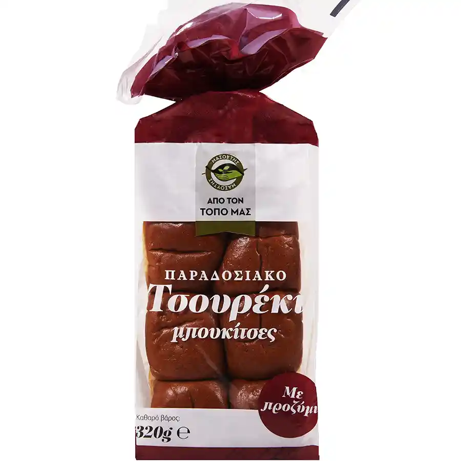 Μασούτης Από Τον Τόπο Μας Τσουρέκι Αφράτες Μπουκίτσες 320γρ.