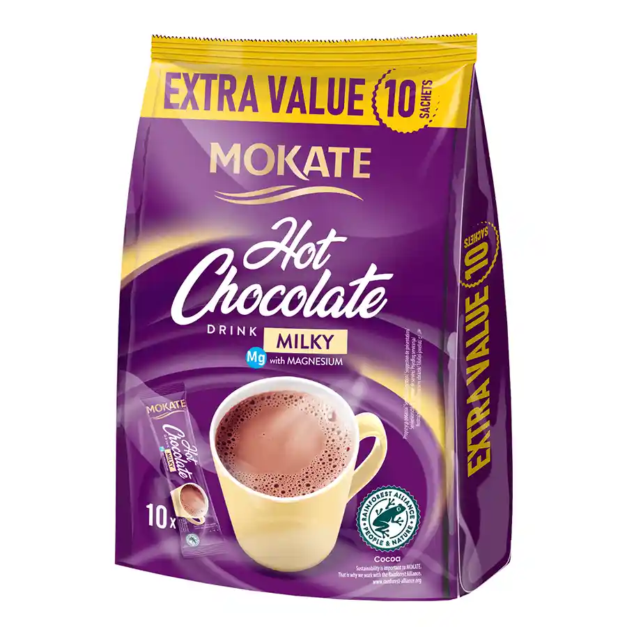 Mokate Hot Chocolate Milky 10τεμ. 180γρ.