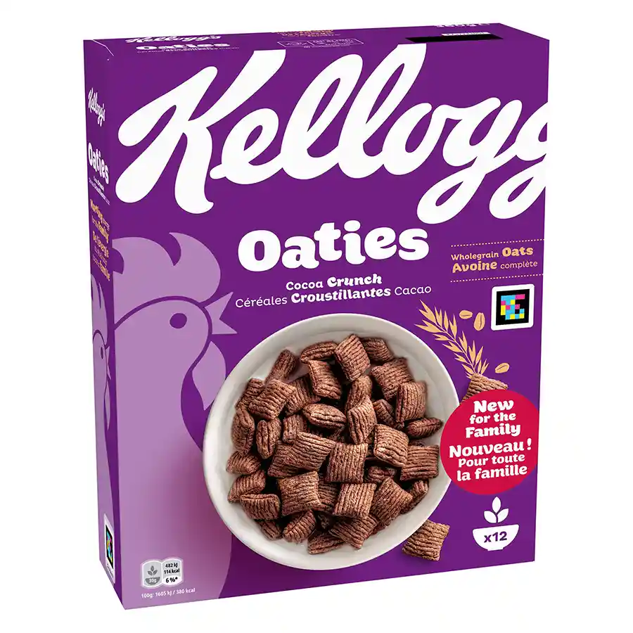 Kellogg's Oaties Δημητριακά Cocoa 360γρ.