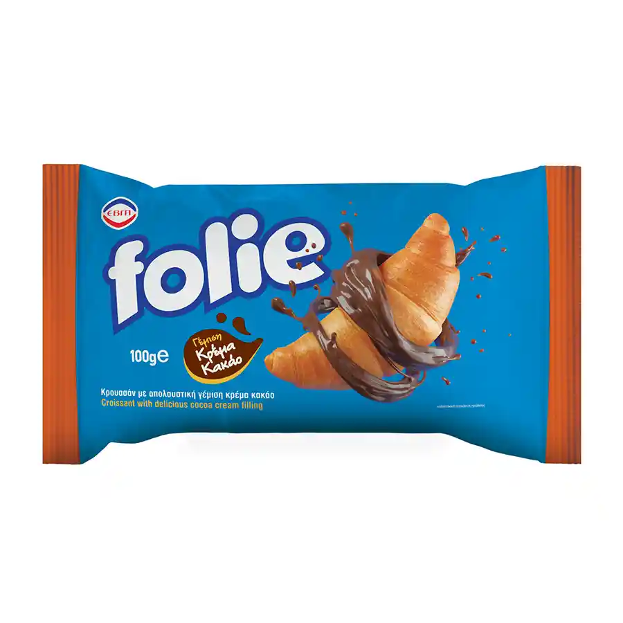 Έβγα Folie Κρουασάν Με Γέμιση Κακάο 100γρ.