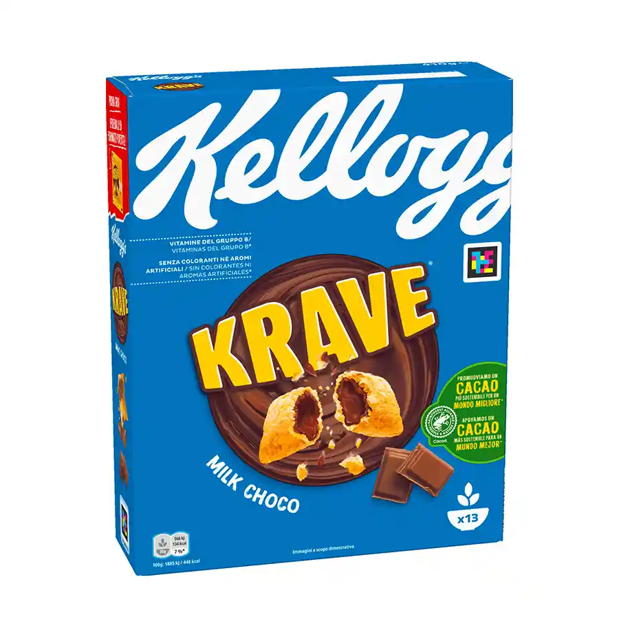 Kellogg's Krave Δημητριακά Milk Chocolate 410γρ.