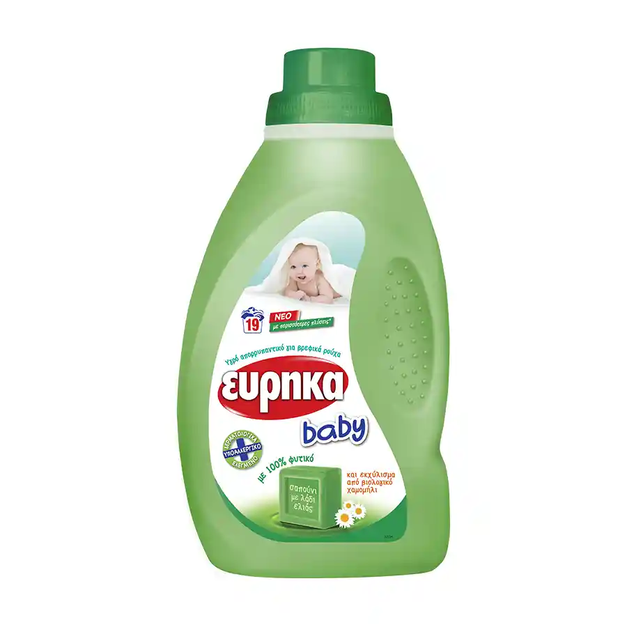 Εύρηκα Baby Υγρό Απορρυπαντικό Πλυντηρίου Ρούχων 19mez. 950ml.