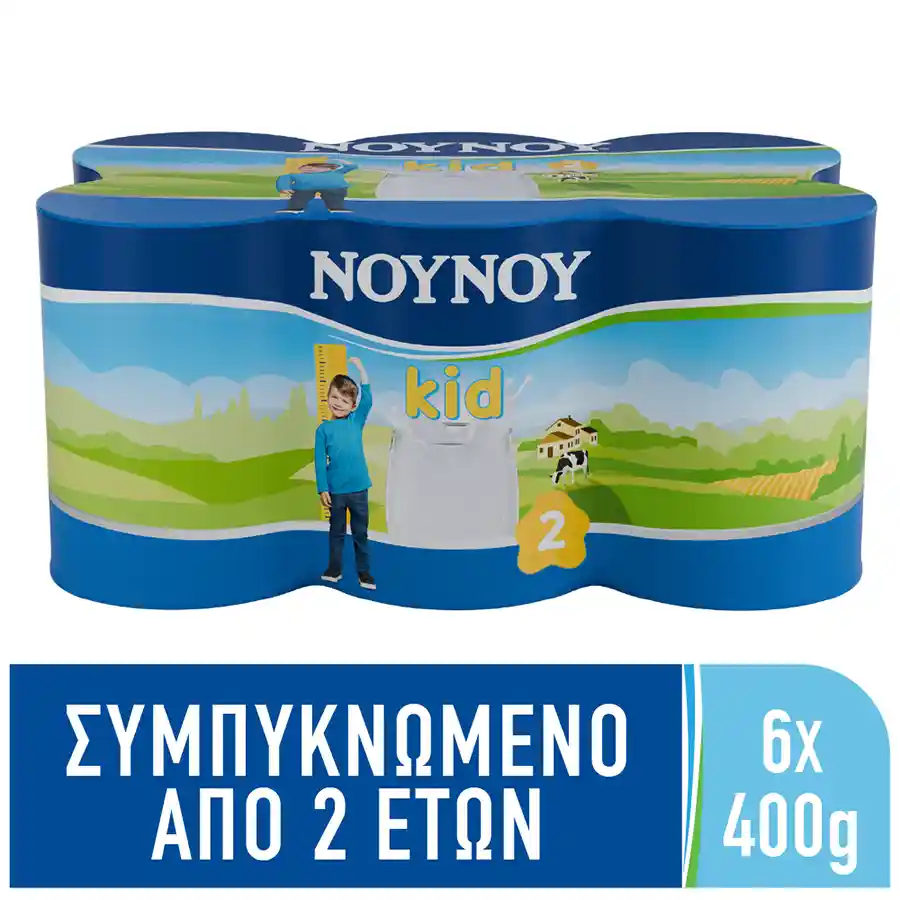 Νουνού Kid Γάλα Συμπυκνωμένο 6x400γρ. 