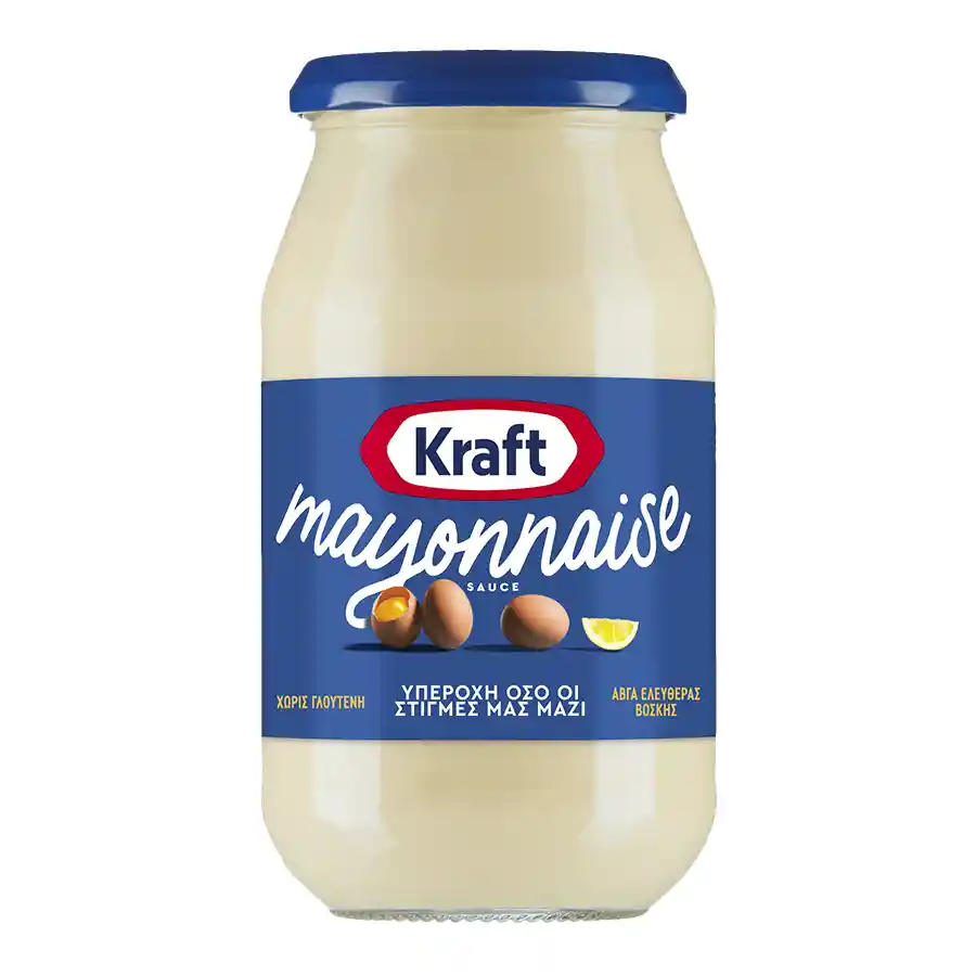 Kraft Μαγιονέζα Χωρίς Γλουτένη 185ml.
