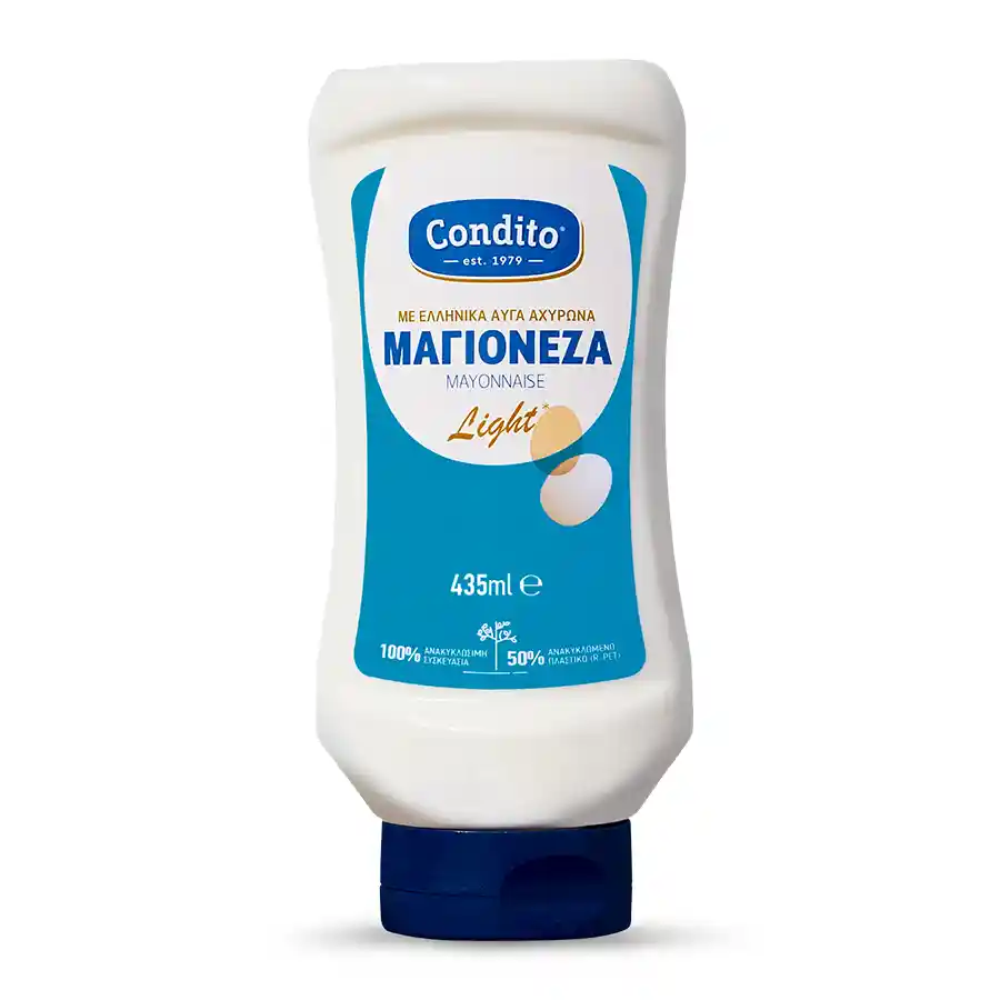 Condito Μαγιονέζα Light Top Down Χωρίς Γλουτένη 435ml.
