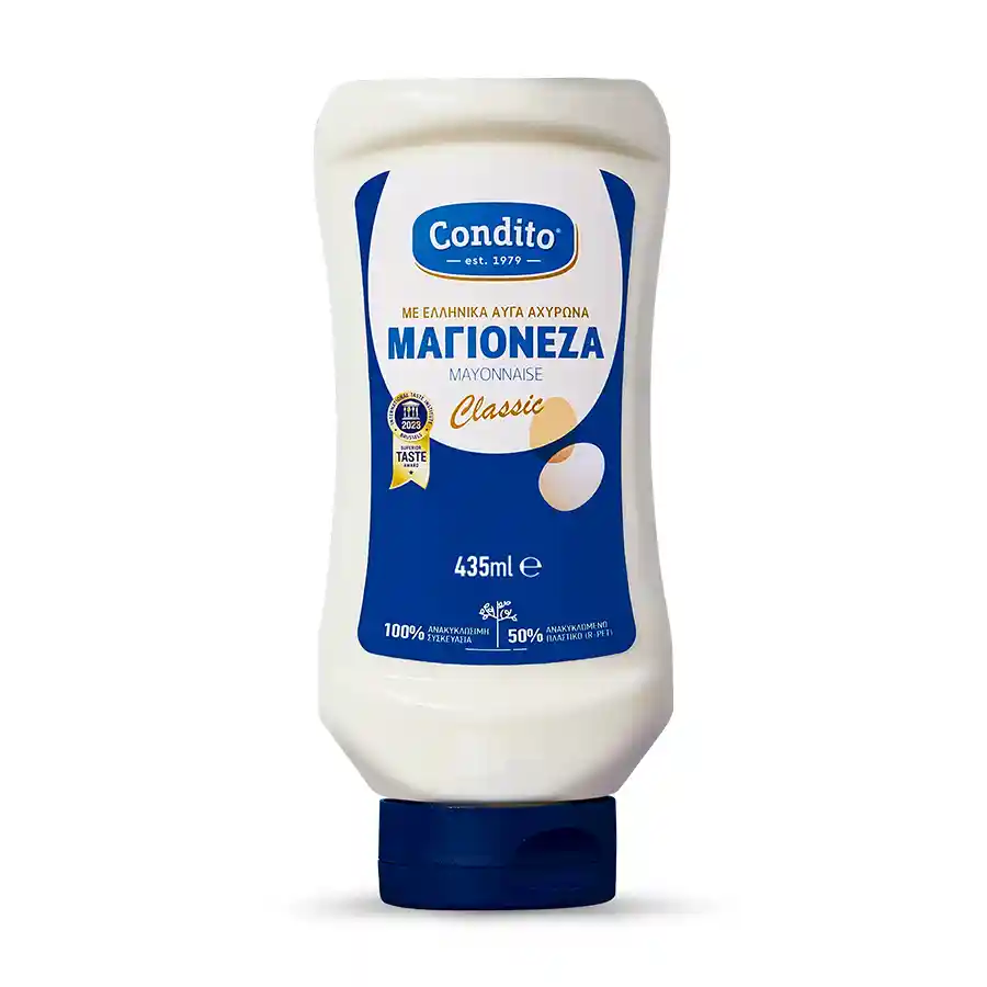 Condito Κλασική Μαγιονέζα Χωρίς Γλουτένη Top Down 435ml.
