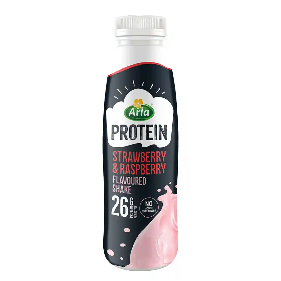 Arla Protein Ρόφημα Γάλακτος Φράουλα 50% Λιγότερη Ζάχαρη Χωρίς Γλουτένη 500γρ.