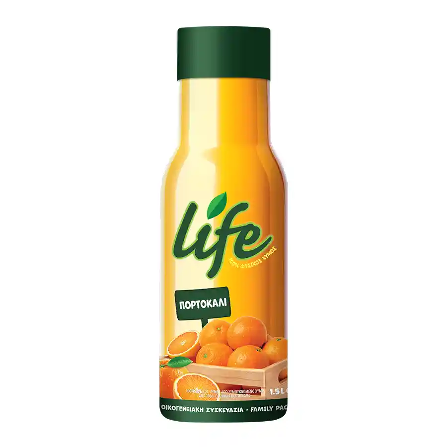 Δέλτα Life Φυσικός Χυμός Πορτοκάλι 1,5lt.