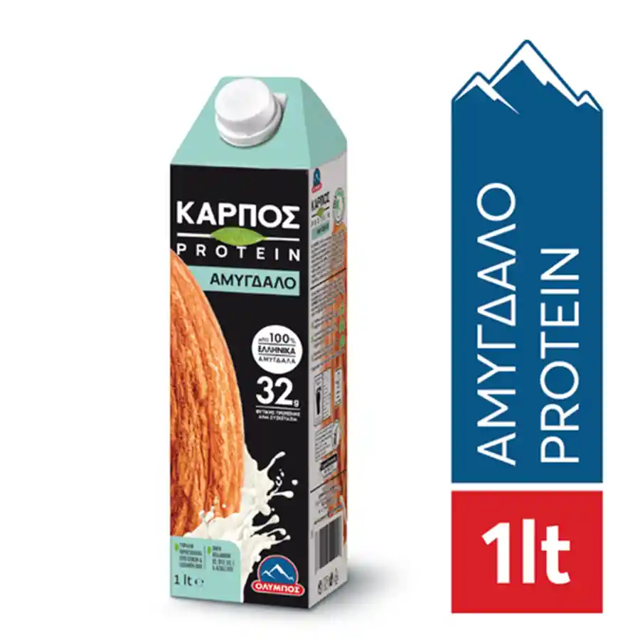 Όλυμπος Ρόφημα Καρπός Αμυγδάλου Πρωτεΐνης Νηστίσιμο Χωρίς Λακτόζη Χωρίς Γλουτένη 1lt.