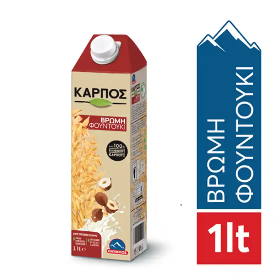 Όλυμπος Ρόφημα Καρπός Βρώμη & Φουντούκι Νηστίσιμο 1lt.
