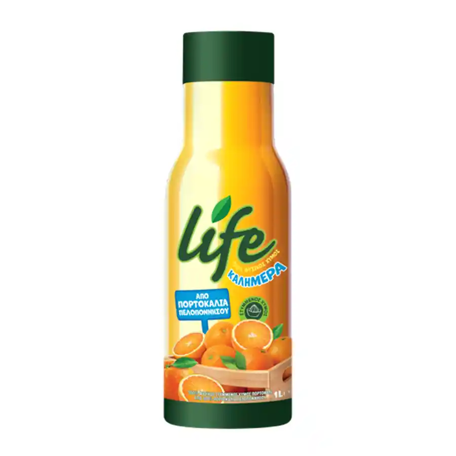 Δέλτα Life Καλημέρα Φυσικός Χυμός Πορτοκάλι 1lt.