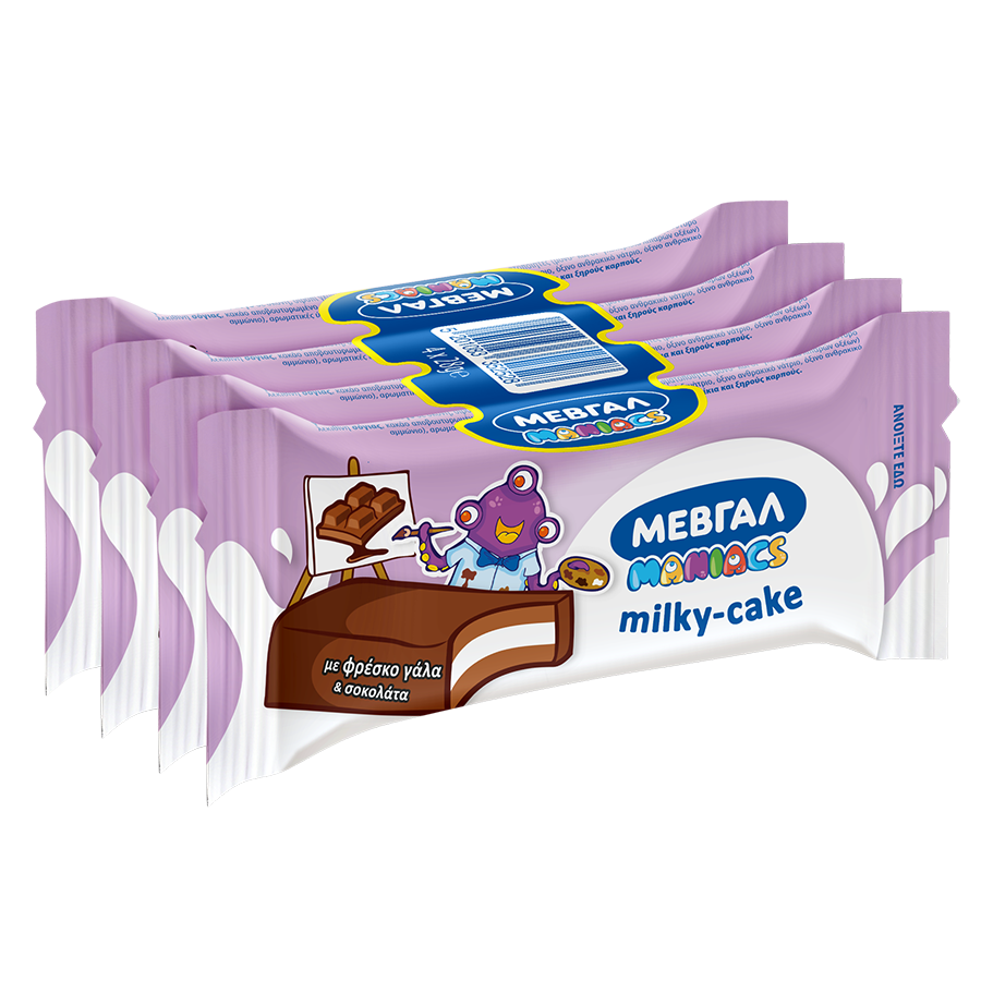Μεβγάλ Maniacs Milky Cake Με Σοκολάτα 4x28γρ.