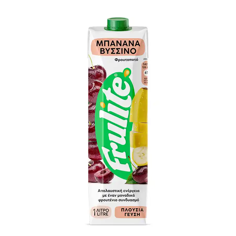 Frulite Φρουτοποτό Μπανάνα Βύσσινο 1lt.