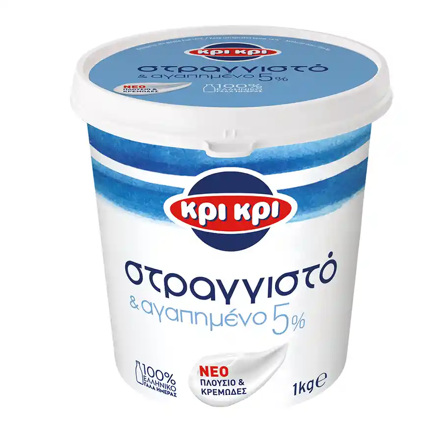 Κρι Κρι Γιαούρτι Στραγγιστό 5% Λιπαρά 1kg. 