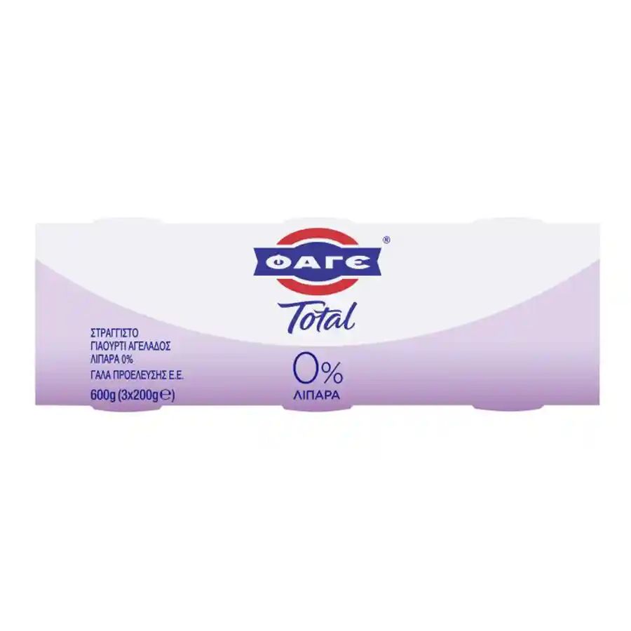 Φάγε Total Γιαούρτι Στραγγιστό 0% 3x200γρ.
