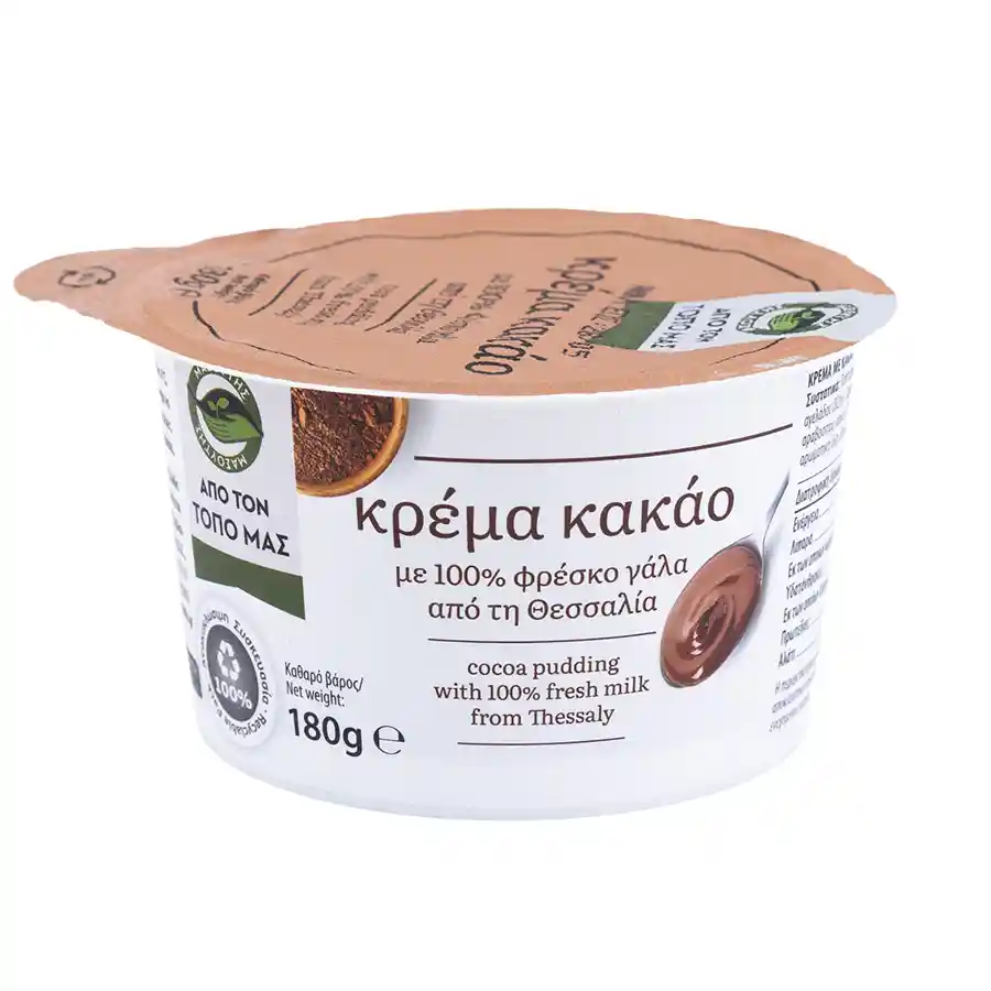 Μασούτης Από Τον Τόπο Μας Επιδόρπιο Κρέμα Κακάο 180γρ.