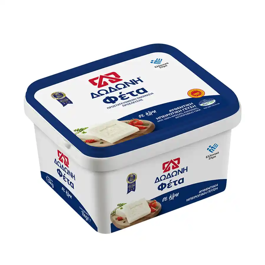 Δωδώνη Φέτα ΠΟΠ Σε Άλμη 1kg.