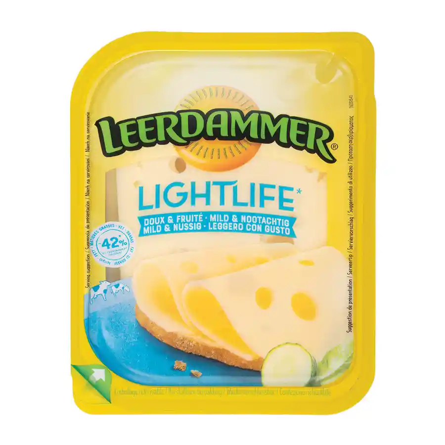 Leerdammer Lightlife Τυρί 17% Λιπαρά Σε Φέτες 175γρ.