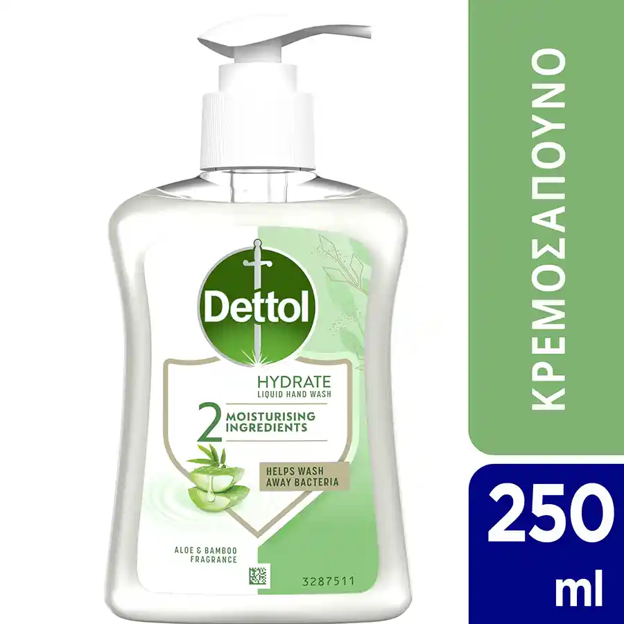 Dettol Κρεμοσάπουνο Ενυδατικό Aloe Vera 250ml.