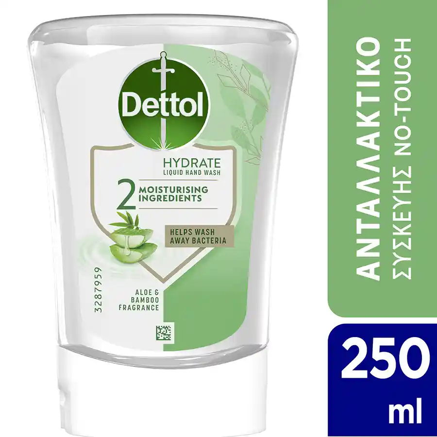 Dettol Κρεμοσάπουνο Συσκευής No-touch Aloe Vera Ανταλλακτικό 250ml.