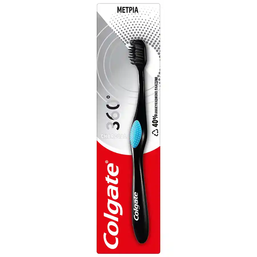 Colgate Black Οδοντόβουρτσα 360 Μέτρια