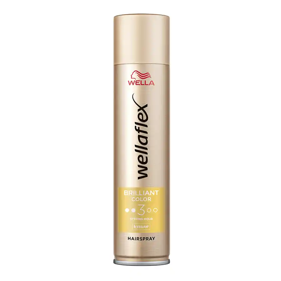 Wellaflex Brilliant Color Λακ Μαλλιών Strong No3 250ml.