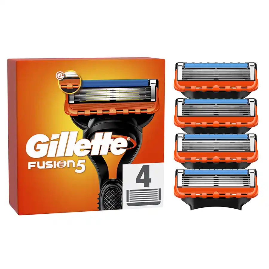 Gillette Fusion5 Aνταλλακτικές Κεφαλές 4τεμ. 