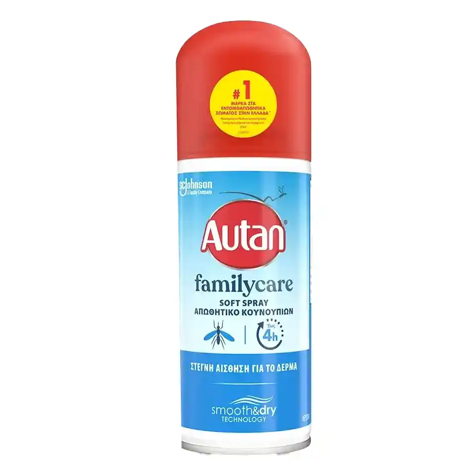 Autan Εντομοαπωθητικό Σπρέι Family Care Soft 100ml.