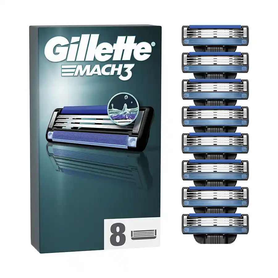 Gillette Mach 3 Ανταλλακτικές Κεφαλές 8τεμ.