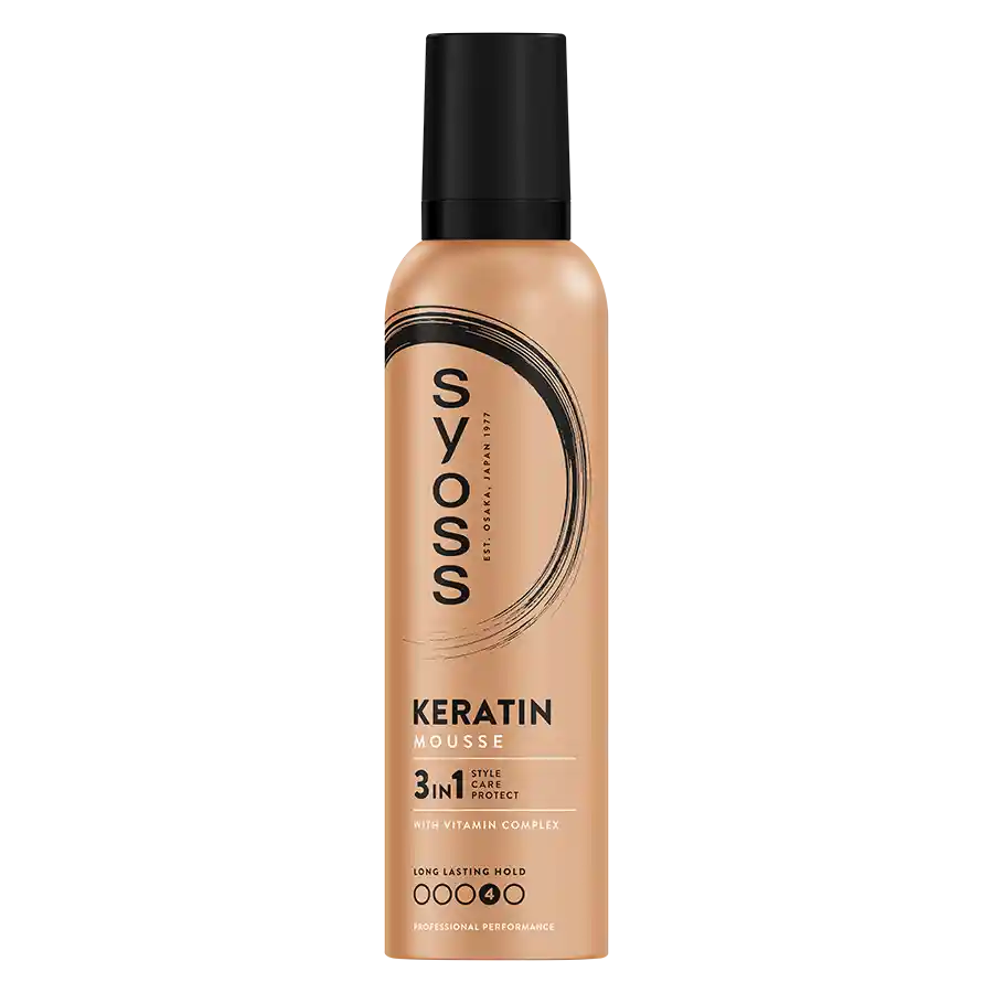 Syoss Keratin Mousse Μαλλιών No4  250ml.